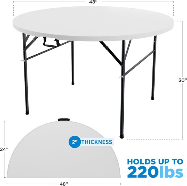 48" Fold-in Round Table - Image 2