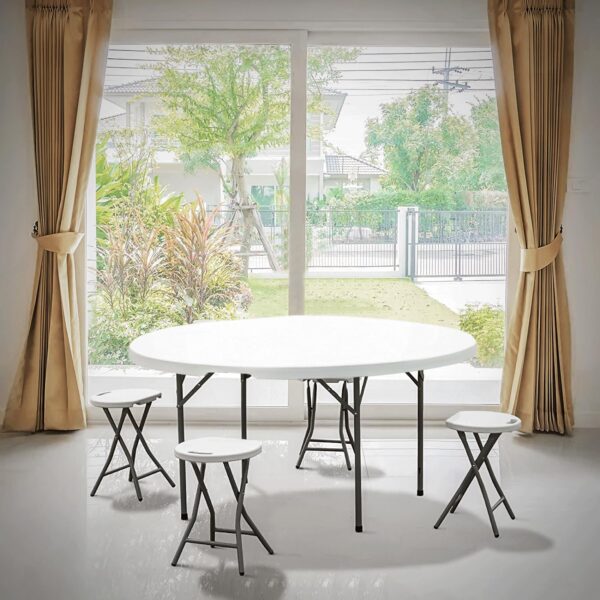 60″ Fold-in Round Table - Image 4