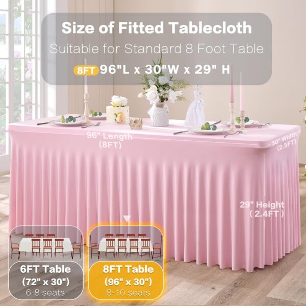 8ft Rectangular Table Linen - Image 3