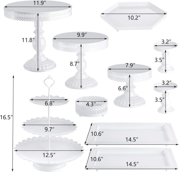 Metal Cupcake Stand 10 pcs - Image 4